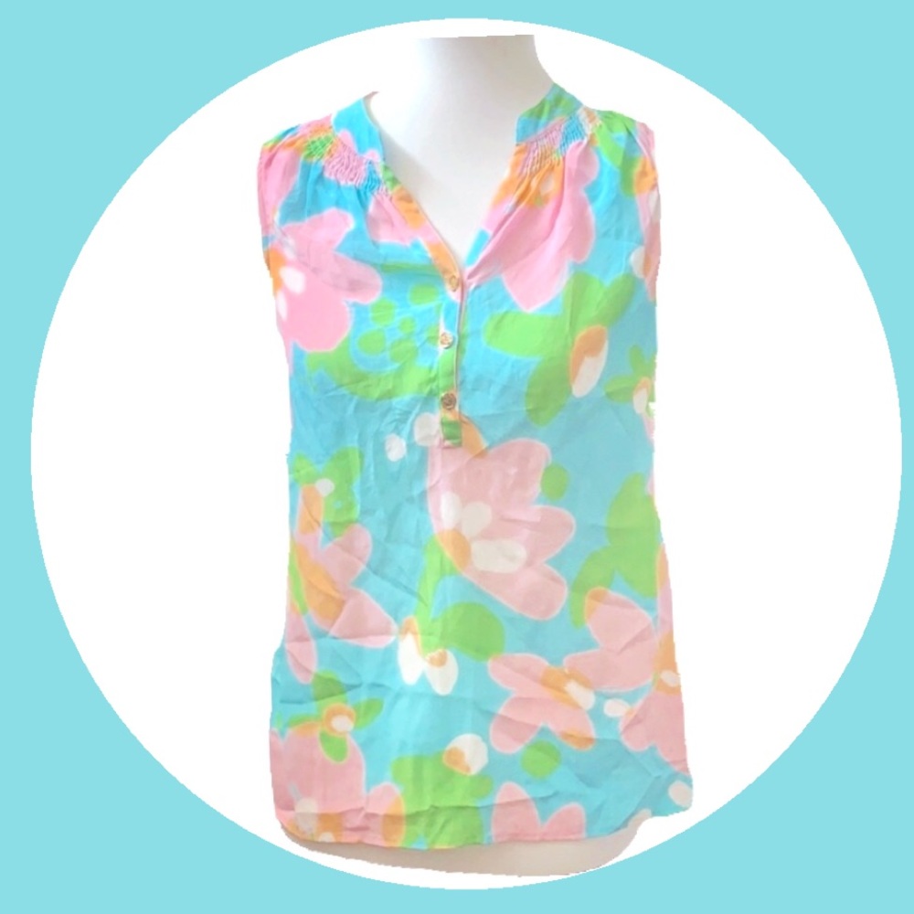 Lily Pullitzer Sleeveless Houston Top XS